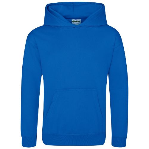 Awdis Just Hoods Kids Sports Polyester Hoodie Royal Blue